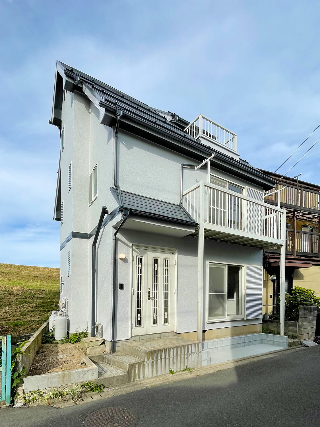 志木市中宗岡　河川敷隣のツーバイフォー住宅